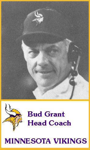 Bud Grant, Head Coach